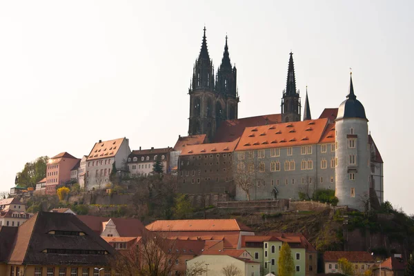 Albrechtsburg Dom Burgberg Meissen — Stockfoto