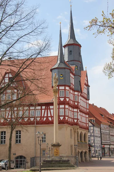 Antiga Prefeitura Duderstadt Eichsfeld — Fotografia de Stock