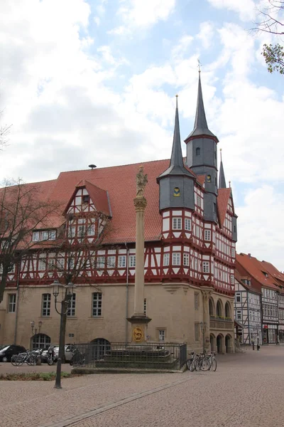 アイヒスフェルトのドーダーシュタットにある旧市庁舎は — ストック写真
