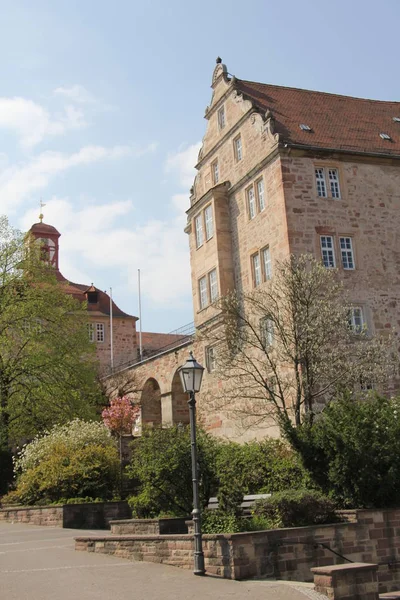 Malebný Pohled Majestátní Středověkou Architekturu — Stock fotografie