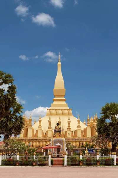 Luang Vientiane Laos Tempel Och Landmärke — Stockfoto