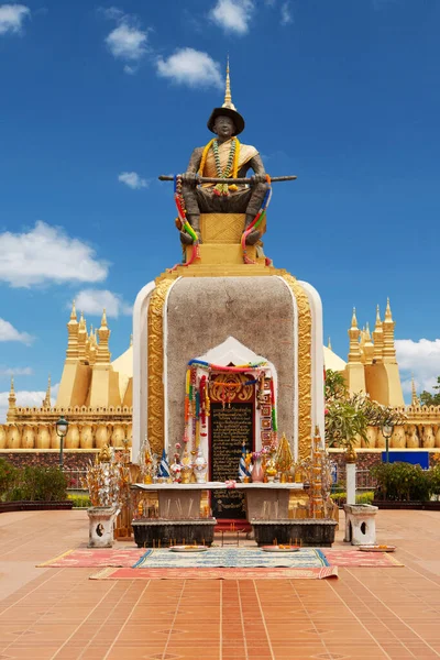 Dieser Luang Vientiane Tempel Und Wahrzeichen Von Laos — Stockfoto