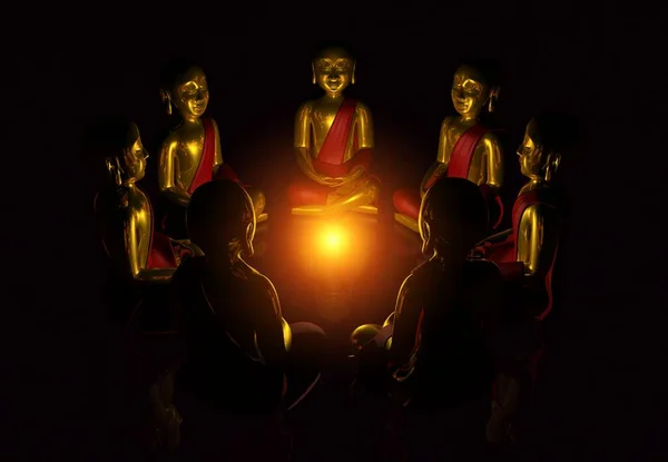Buddhismus Kultur Und Spiritualität Gautama Buddha — Stockfoto