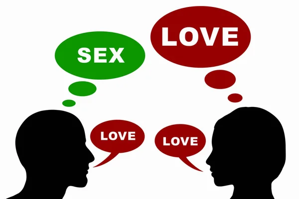 Man Woman Concept Sex Love — Stock Photo, Image