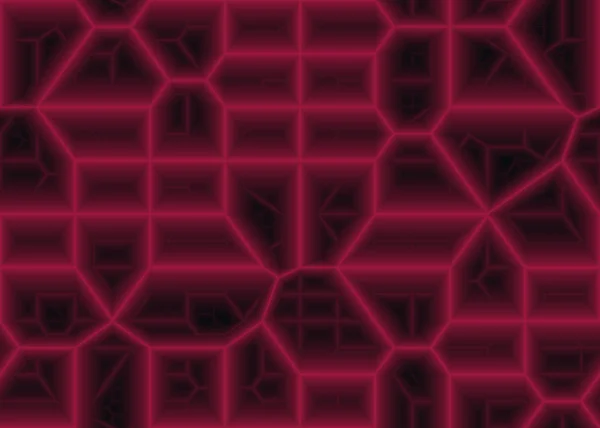 Più Sorprendente Caldo Neon Rosso Nero Forme Sfondi Strutturati — Foto Stock