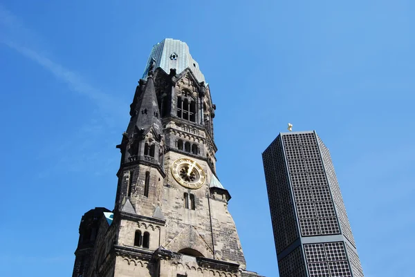 Кайзер Вільгельм Меморіальна Церква Берлін — стокове фото
