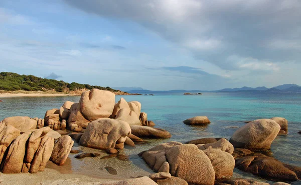 Felsen Der Sardischen Küste Bei Cala Volpe Capriccioli — Stockfoto