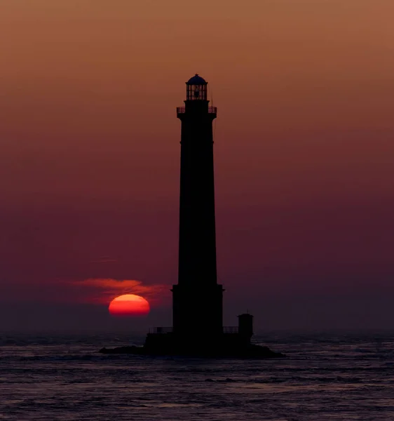 Lighthouse Cap Hague Normandy France — Stock Photo, Image