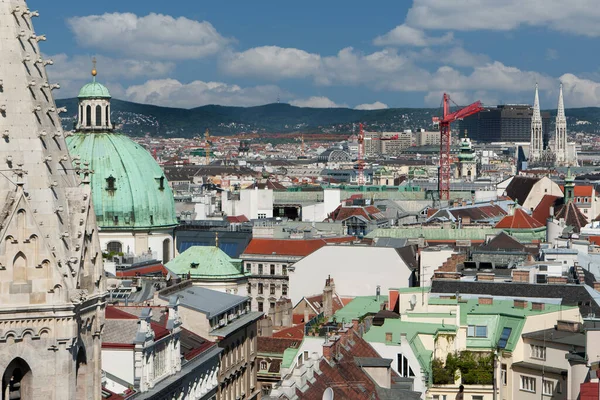 Photographed View Stephen Cathedral Vienna City Sunny Weather Royalty Free Stock Photos