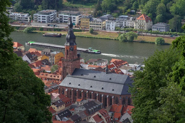 Spójrz Kościół Ducha Świętego Heidelberg — Zdjęcie stockowe