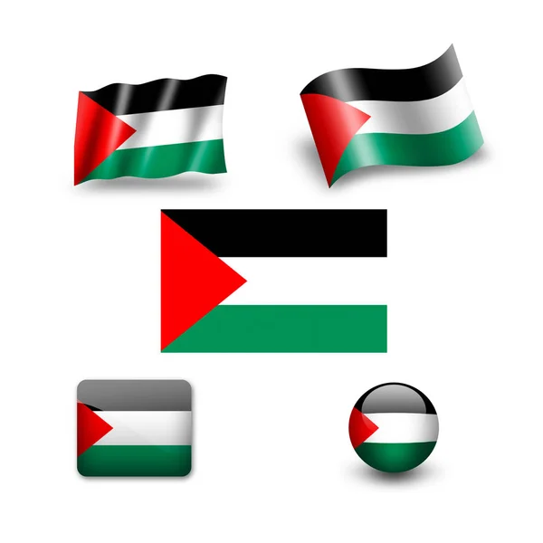 palästina palestine flag flagge fahne schild button icon
