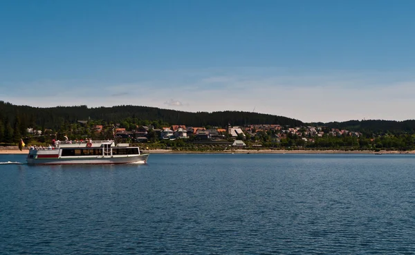 Schluchsee Gölden Görünüyor — Stok fotoğraf