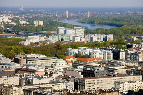 Paisaje Urbano Varsovia Polonia Distrito Srodmiescie — Foto de Stock