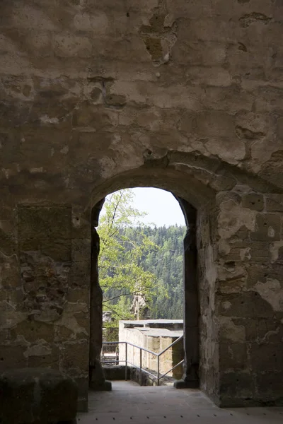 Vista Panorámica Los Detalles Arquitectura Medieval —  Fotos de Stock