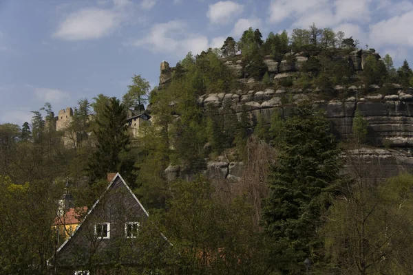 Schilderachtig Uitzicht Majestueuze Middeleeuwse Architectuur — Stockfoto