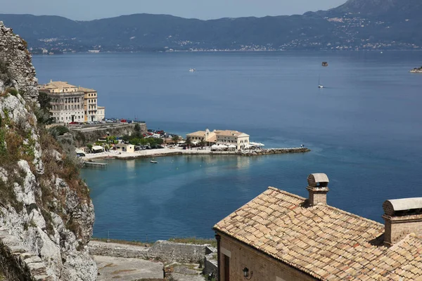 Puerto Falikari Kerkyra Corfu — Foto de Stock