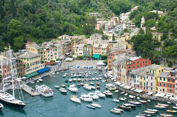 Portofino Ligurii Itálie Malebná Vesnice Proslulá Celém Světě — Stock fotografie