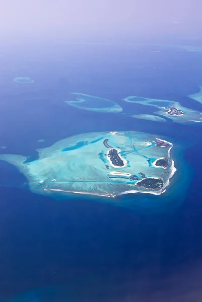 Visto Las Maldivas Desde Aire —  Fotos de Stock