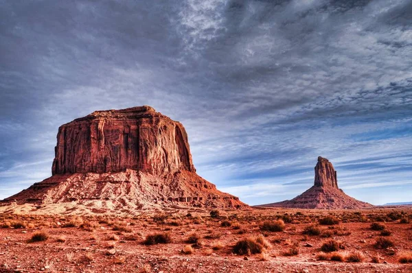 Comienzo Del Invierno Monument Valley — Foto de Stock