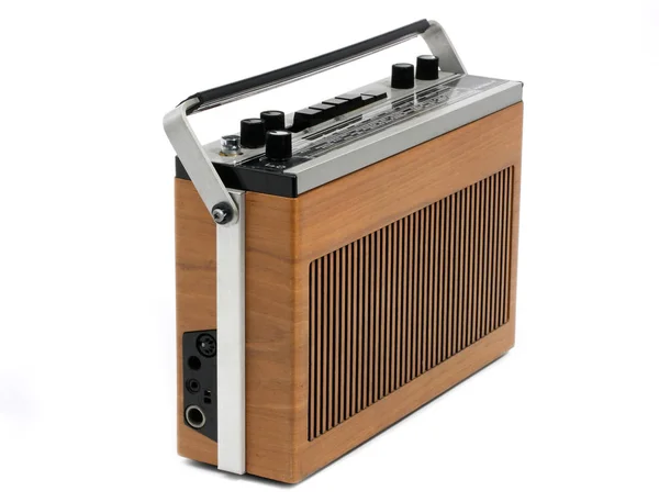 Retro 70S Estilo Rádio Transistor Portátil — Fotografia de Stock