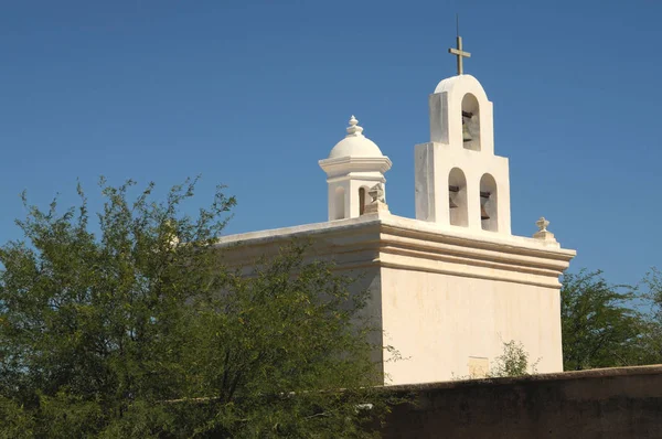 Spanish Mission San Xavier Del Bac Started 1692 Spanish Missionaries — 스톡 사진