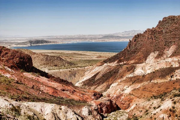 Arizona Nevada Sınırında Mead Gölü — Stok fotoğraf