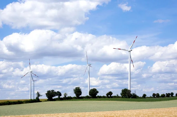 Windturbines Falz — Stockfoto