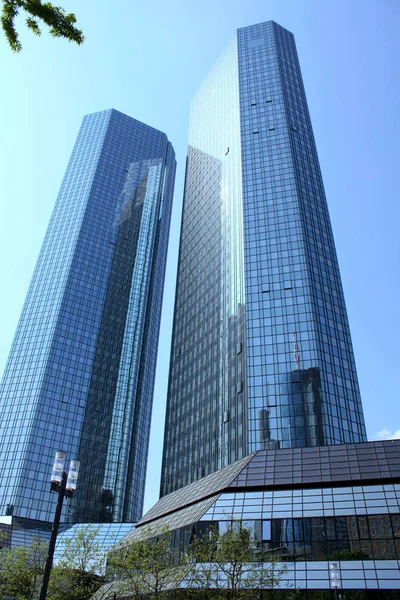 Scenic Urban View Modern Skyscrapers Facade — Stock Photo, Image