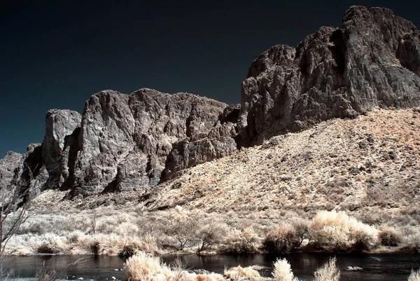 Salt River Arizona Desert Mountains — Stock Photo, Image