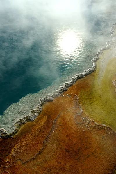 Aguas Termales Yellowstone Emerald Pool — Foto de Stock