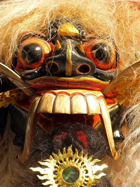 Close Bali Barong Dance Mask — Stock fotografie