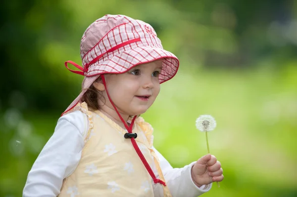 Vue Panoramique Mignon Tout Petit Enfant — Photo