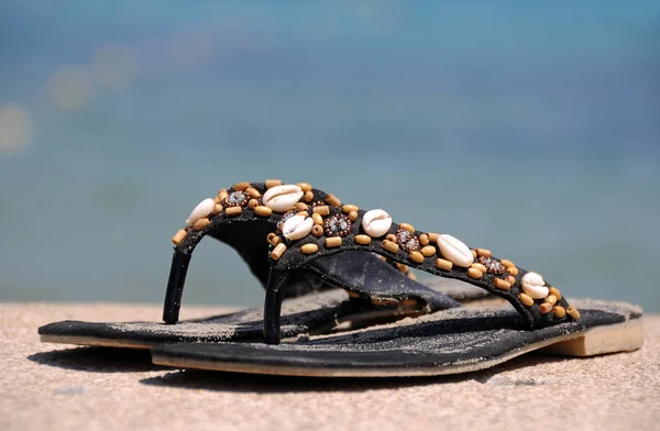 Красивые Обручальные Кольца Пляже — стоковое фото
