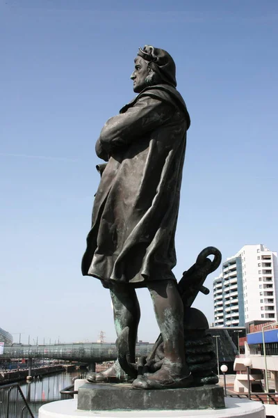 Christopher Columbus Denkmal Bremerhaven — Stockfoto