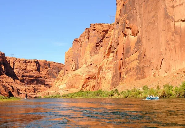 Group Rafters Colorado River — Stockfoto