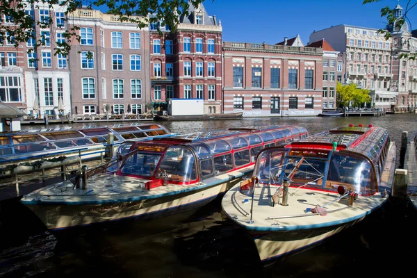 Einer Der Kanäle Amsterdam — Stockfoto