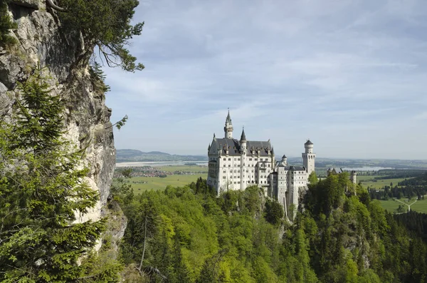 Castelo Neuschwanstein Edifício Viagem — Fotografia de Stock