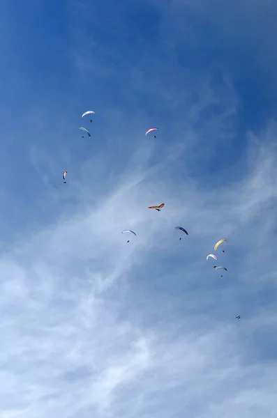 Parapendio Sport Avventura Ricreativo Competitivo — Foto Stock