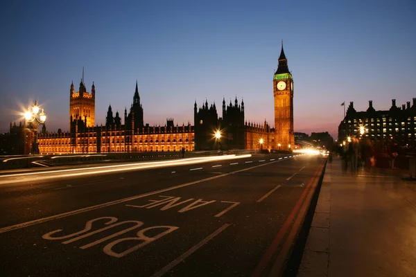 Big Ben Sett Från Westminster Bridge — Stockfoto