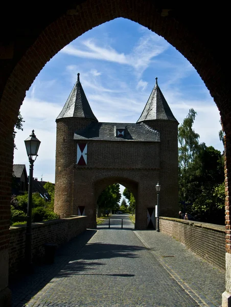 Porta Della Città Vecchia Chiamata Klever Tor Xanten — Foto Stock