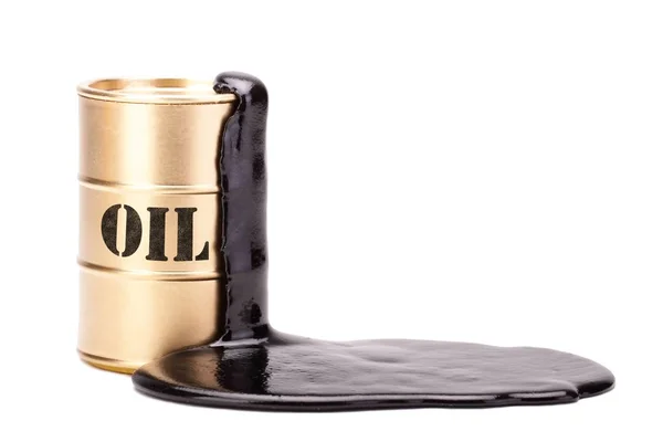石油桶黄金1 — 图库照片