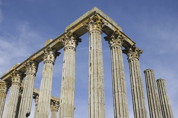 Der Römische Tempel Von Diana Evora Portugal — Stockfoto