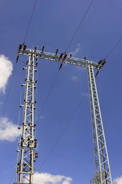 Energy Generation Pylon Transmission Electricity — Stock Photo, Image