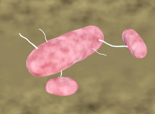 Virus Bacterias Ilustración Médica —  Fotos de Stock