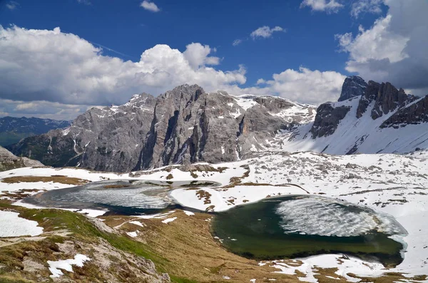 Malerischer Blick Auf Die Majestätische Landschaft Der Dolomiten Italien — Stockfoto