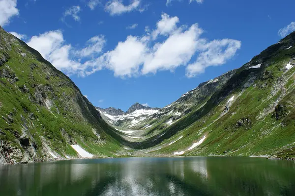 Vista Panorâmica Paisagem Majestosa Dos Alpes — Fotografia de Stock