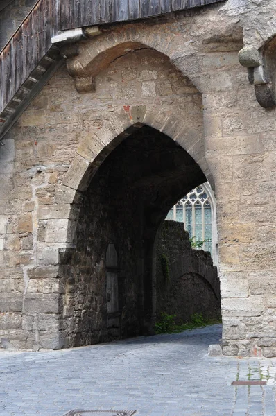 Rothenburg Der Tauber Şehir Kapısı — Stok fotoğraf