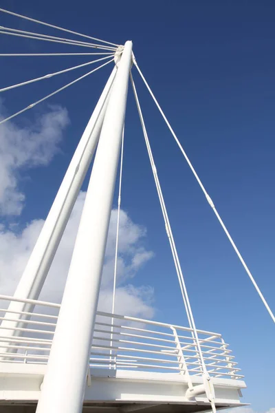 Festői Kilátás Híd Szerkezete Architektúra — Stock Fotó