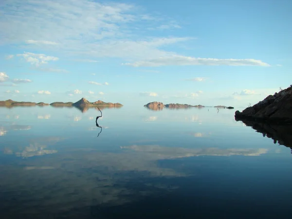 Riflessione Dell Acqua Lago Argyle Australia — Foto Stock