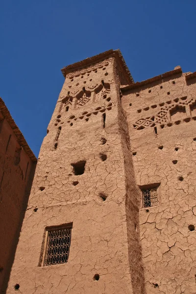 Οικιστικός Πύργος Στο Ait Ben Haddou Morocco — Φωτογραφία Αρχείου